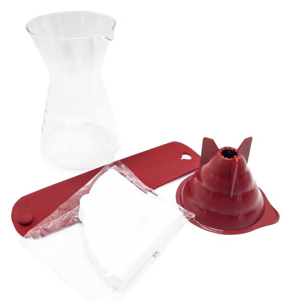Hario V60 Drip Decanter, 700 ml – set pro filtrovanou kávu s karafou, dripperem a filtry