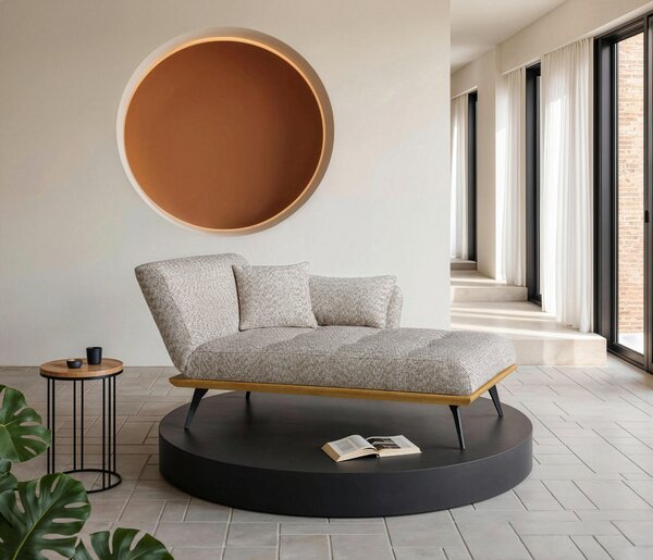 LENOŠKA, dřevo, textil, 180/85/106 cm Dieter Knoll - Rozkládací sedačky