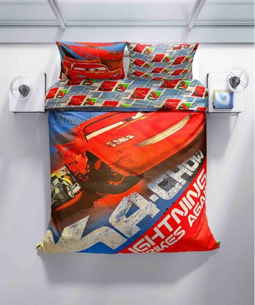 Dětské povlečení CARS červené Rozměr povlečení: 80 x 80 cm | 135 x 200 cm