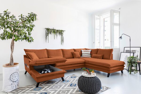SEDACÍ SOUPRAVA, textil, terracotta P & B - Sedací soupravy, Online Only