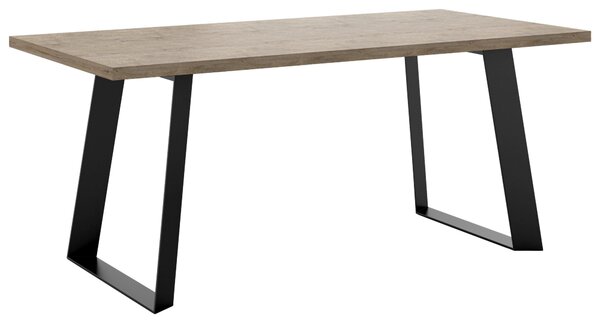 JÍDELNÍ STŮL, černá, koňaková, 180/90/76 cm Hom`in