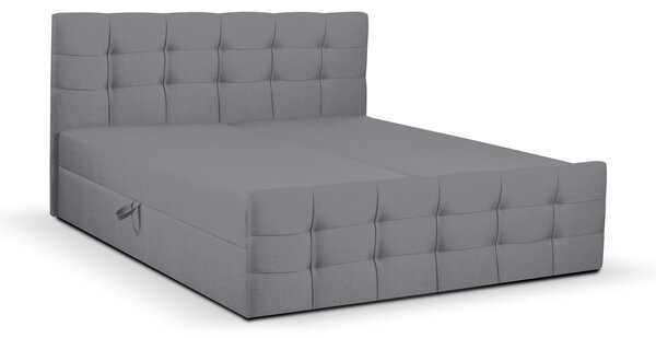 Postel CAMILA LUX 140x200 cm Šedá I