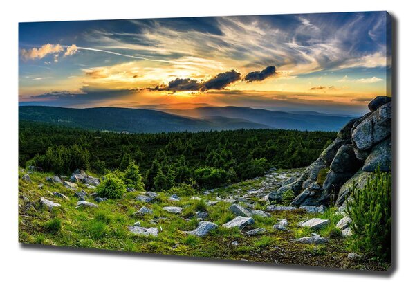 Foto obraz na plátně Horské panorama oc-118999415