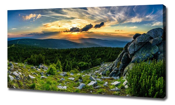 Foto obraz na plátně Horské panorama oc-118999415