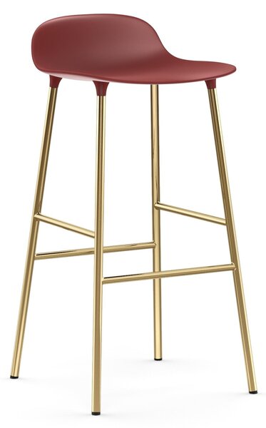 Normann Copenhagen designové barové židle Form Barstool Steel (75 cm)