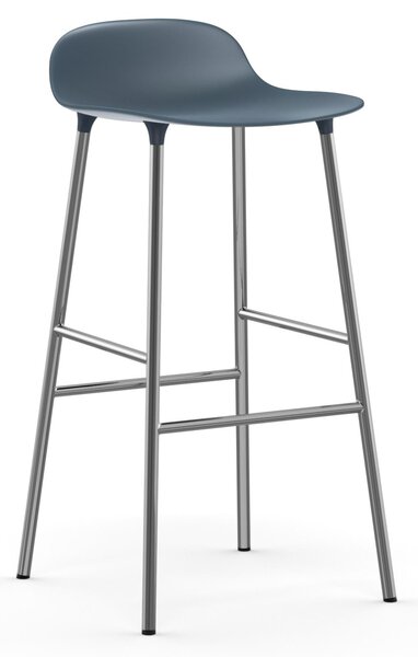 Normann Copenhagen designové barové židle Form Barstool Steel (75 cm)