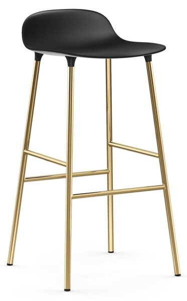 Normann Copenhagen designové barové židle Form Barstool Steel (75 cm)