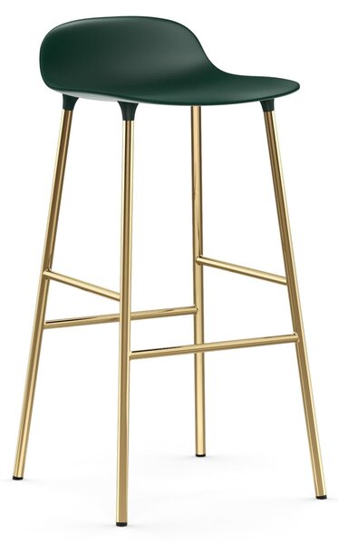 Normann Copenhagen designové barové židle Form Barstool Steel (75 cm)