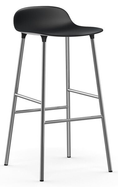 Normann Copenhagen designové barové židle Form Barstool Steel (75 cm)