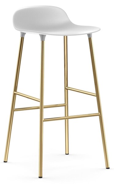 Normann Copenhagen designové barové židle Form Barstool Steel (75 cm)