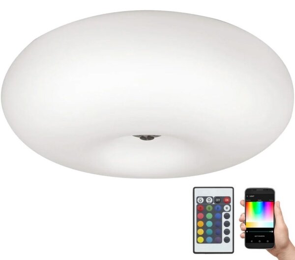 Eglo 75353 - LED RGBW Stmívatelné stropní svítidlo OPTICA-C 2xE27/7,5W/230V + DO