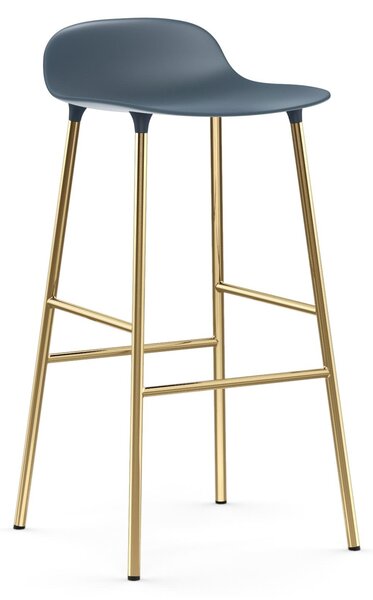 Normann Copenhagen designové barové židle Form Barstool Steel (75 cm)