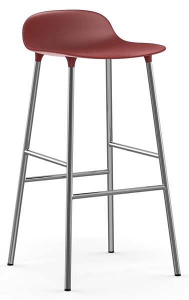 Normann Copenhagen designové barové židle Form Barstool Steel (75 cm)