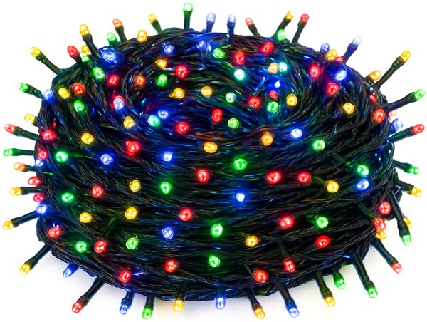 Vánoční světýlka venkovní FLASH multicolor 100 LED