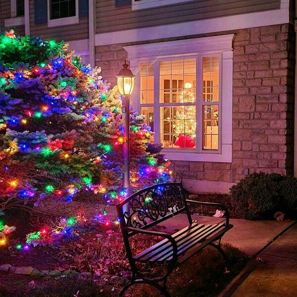 Vánoční světýlka venkovní FLASH multicolor 100 LED