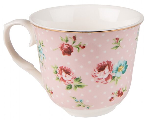 Šálek s podšálkem Růžový 250 ml – 250 ml