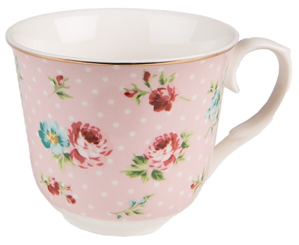 Šálek s podšálkem Růžový 250 ml – 250 ml