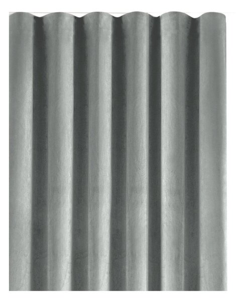 Šedý sametový dimout závěs 200x250 cm Velto – Filumi