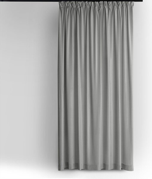 Šedý sametový dimout závěs 200x250 cm Velto – Filumi