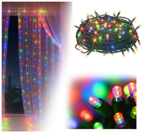 Vánoční světýlka vnitřní multicolor 200 LED