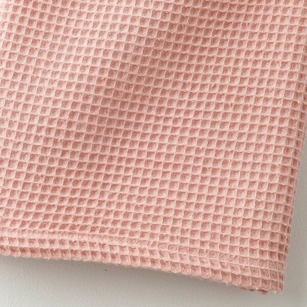 Koupelnový textil se vzorem včelích pláství 320g/m2 růžová pudrová ručník 50x100 cm
