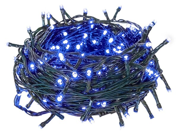 Vánoční světýlka vnitřní modré 100 LED