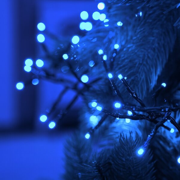 Vánoční světýlka vnitřní modré 100 LED