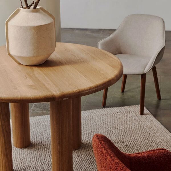 Dřevěný jídelní stůl Kave Home Mailen 120 cm