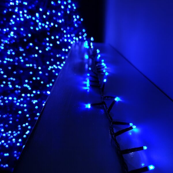 Vánoční světýlka vnitřní modré 100 LED