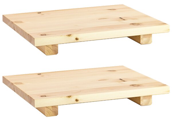 Set dvou dřevěných nočních stolků Karup Design Dock 34 x 45 cm