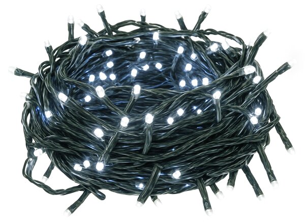 Vánoční světýlka vnitřní studená bílá 100 LED