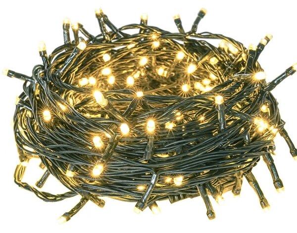Vánoční světýlka vnitřní teplá bílá 200 LED