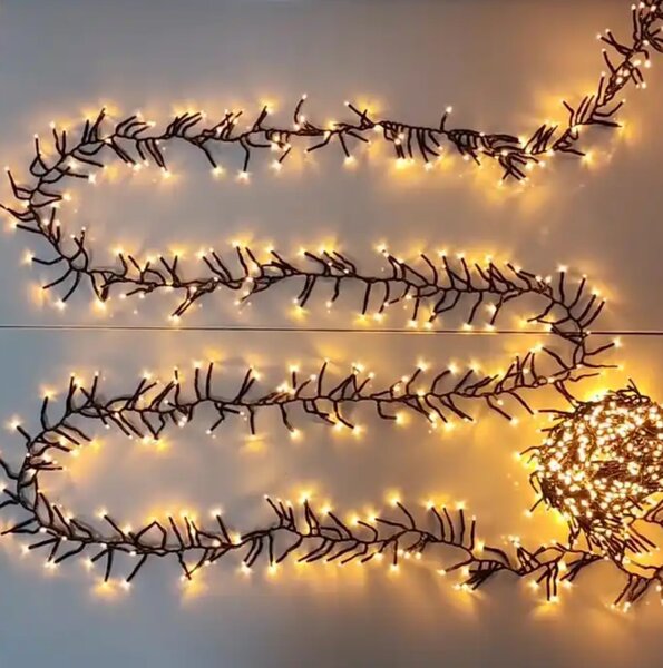 Vánoční světýlka vnitřní teplá bílá 200 LED