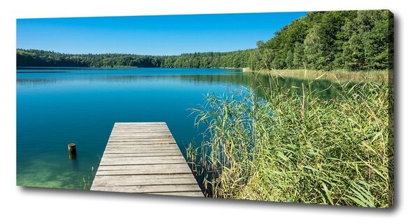 Foto obraz na plátně Molo nad jezerem oc-119795529