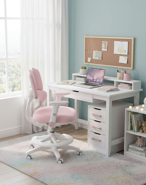 Dětská židle BunnyFit Pink