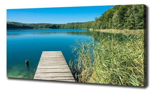 Foto obraz na plátně Molo nad jezerem oc-119795529