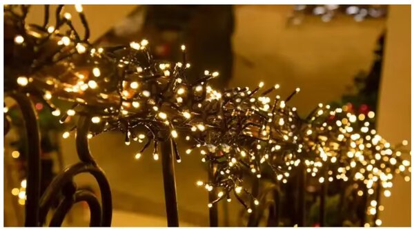 Vánoční světýlka vnitřní teplá bílá 200 LED