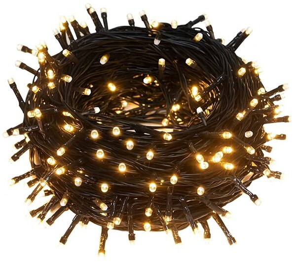 Vánoční světýlka vnitřní teplá bílá 200 LED