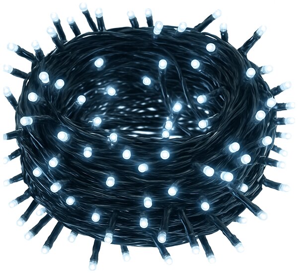 Vánoční světýlka vnitřní studená bílá 100 LED