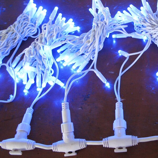 Vánoční světýlka LED záclona FLASH modrá 300 LED