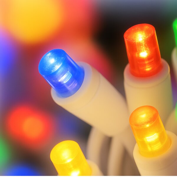 Vánoční světýlka LED záclona FLASH multicolor 300 LED