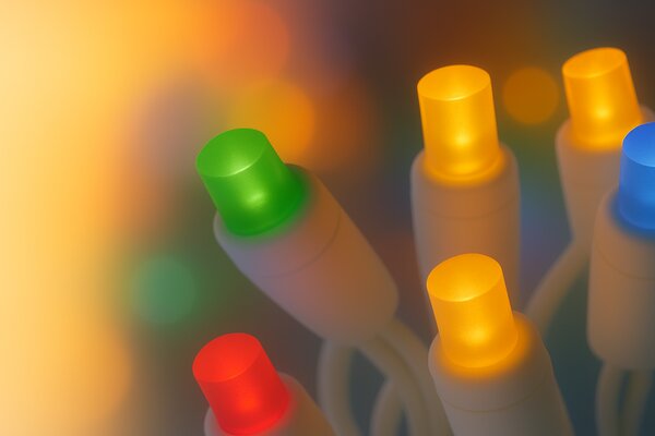Vánoční světýlka LED záclona FLASH multicolor 300 LED