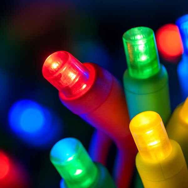 Vánoční světýlka LED záclona FLASH multicolor 300 LED