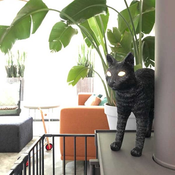 Seletti designové stolní lampy Jobby The Cat
