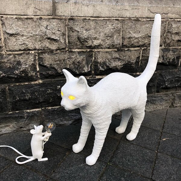 Seletti designové stolní lampy Jobby The Cat