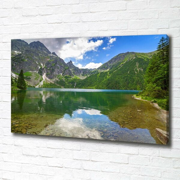 Foto obraz na plátně Mořské oko Tatry oc-119811349