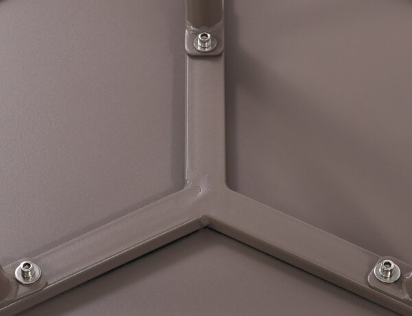 Konferenční stolek Minot - v45 x Ø60 cm - Taupe