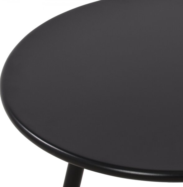 Konferenční stolek Minot - v45 x Ø60 cm - Černá