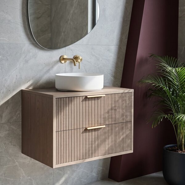 Koupelnová skříňka pod umyvadlo Rea Mono 60cm Grey Oak