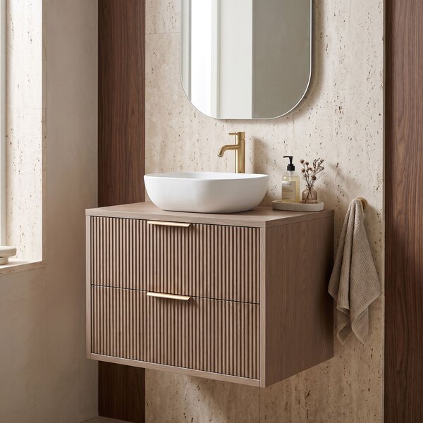 Koupelnová skříňka pod umyvadlo Rea Mono 60cm Grey Oak